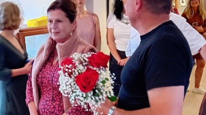 Poděkování patřilo i partnerce pana Hrodka paní Lence.