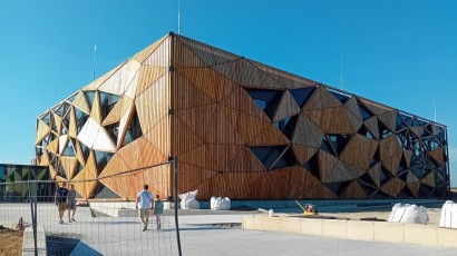 Veřejnost mohla nahlédnout do nedokončené sportovní haly