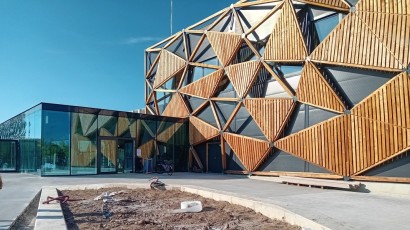 Veřejnost mohla nahlédnout do nedokončené sportovní haly