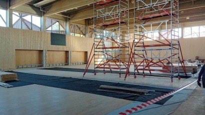 Veřejnost mohla nahlédnout do nedokončené sportovní haly