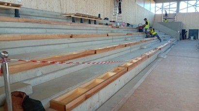 Veřejnost mohla nahlédnout do nedokončené sportovní haly