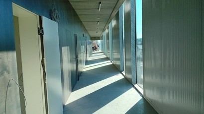 Veřejnost mohla nahlédnout do nedokončené sportovní haly