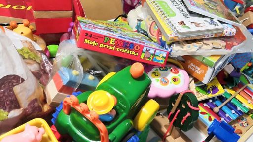 Sbírka hraček pro děti ukrajinských uprchlíků