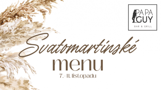 Inzerce: Svatomartinské menu v Papaguy Bar&Grill