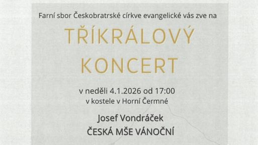 4. leden - Tříkrálový koncert v Horní Čermné