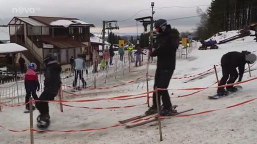 Ve Výprachticích se lyžovalo, zasáhla policie