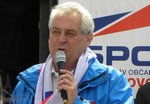 Miloš Zeman v Lanškrouně