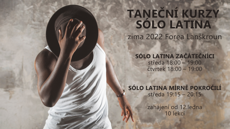 Inzerce: Taneční kurzy sólo latina zima 2022 Forea Lanškroun