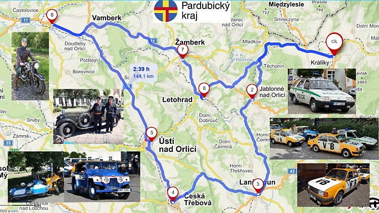 3. červen - Spanilá jízda policejních historických vozidel