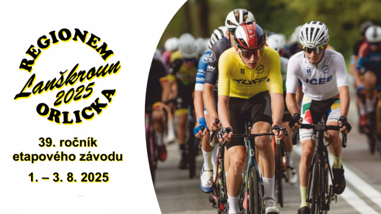 1. až 3. srpen - Mezinárodní cyklistický závod Regionem Orlicka