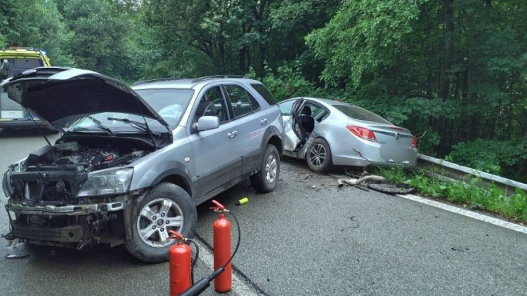 Při nehodě v Čenkovicích se zranili čtyři lidé