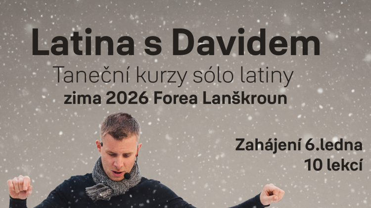 Inzerce: Taneční kurzy sólo latina zima 2026