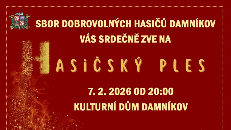 7. únor - Hasičský ples v Damníkově