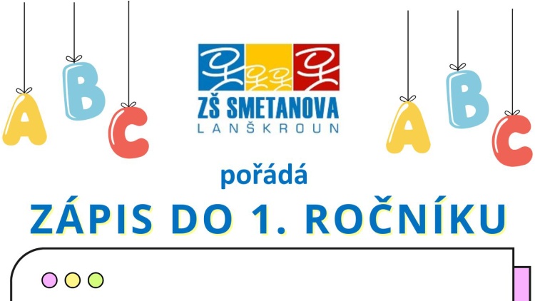 Zápis do 1. ročníku ZŠ Smetanova